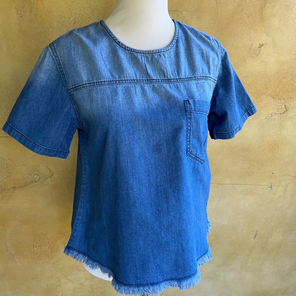 BP Nordstrom Denim Top Size Medium